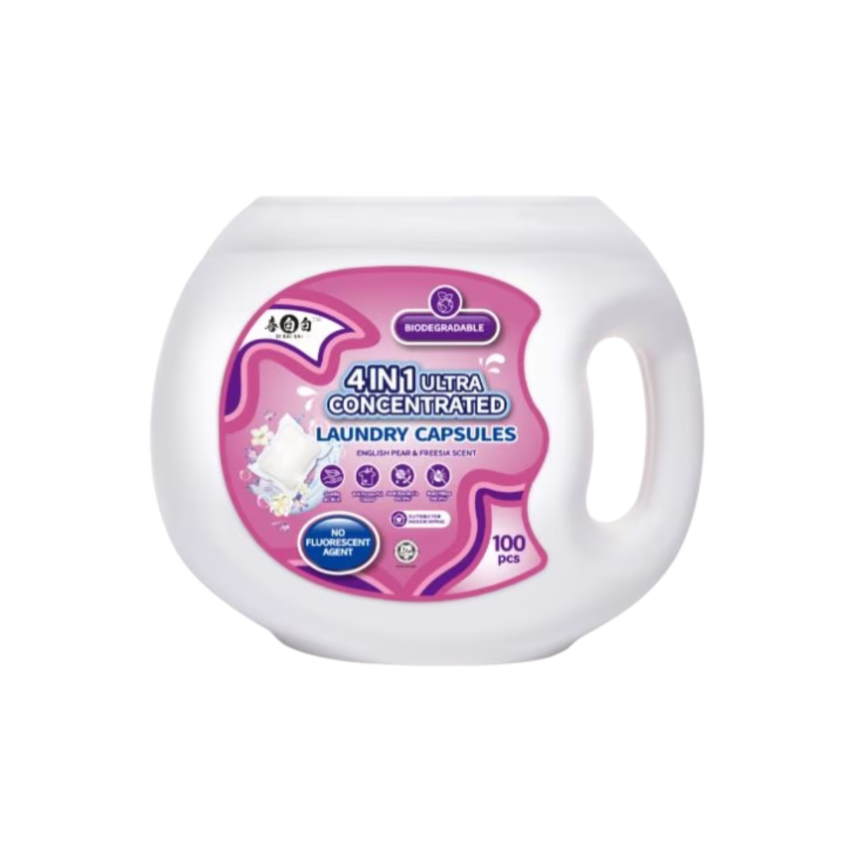 Xi Bai Bai Laundry Capsule 100 pcs