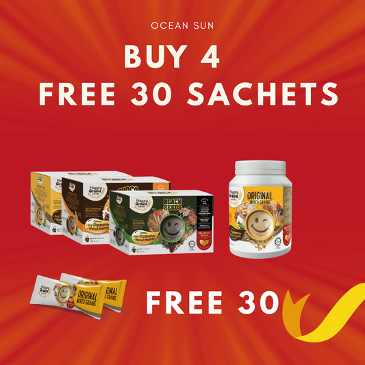 Happy Grains โ Buy 4 ๐ Free 30 Sachets