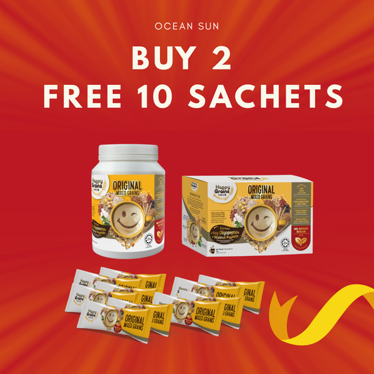 Happy Grains โ Buy 2 ๐ Free 10 Sachets