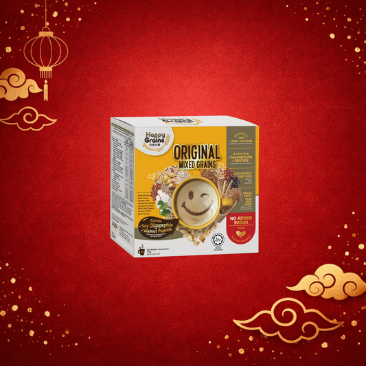 Happy Grains Original 15-Sachet Box – Free 2 Sachets + Red Packet