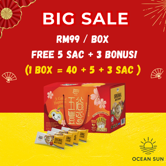 Happy Grains Original 40+5+3 Sachets – Special Gift Edition exp:9/2029