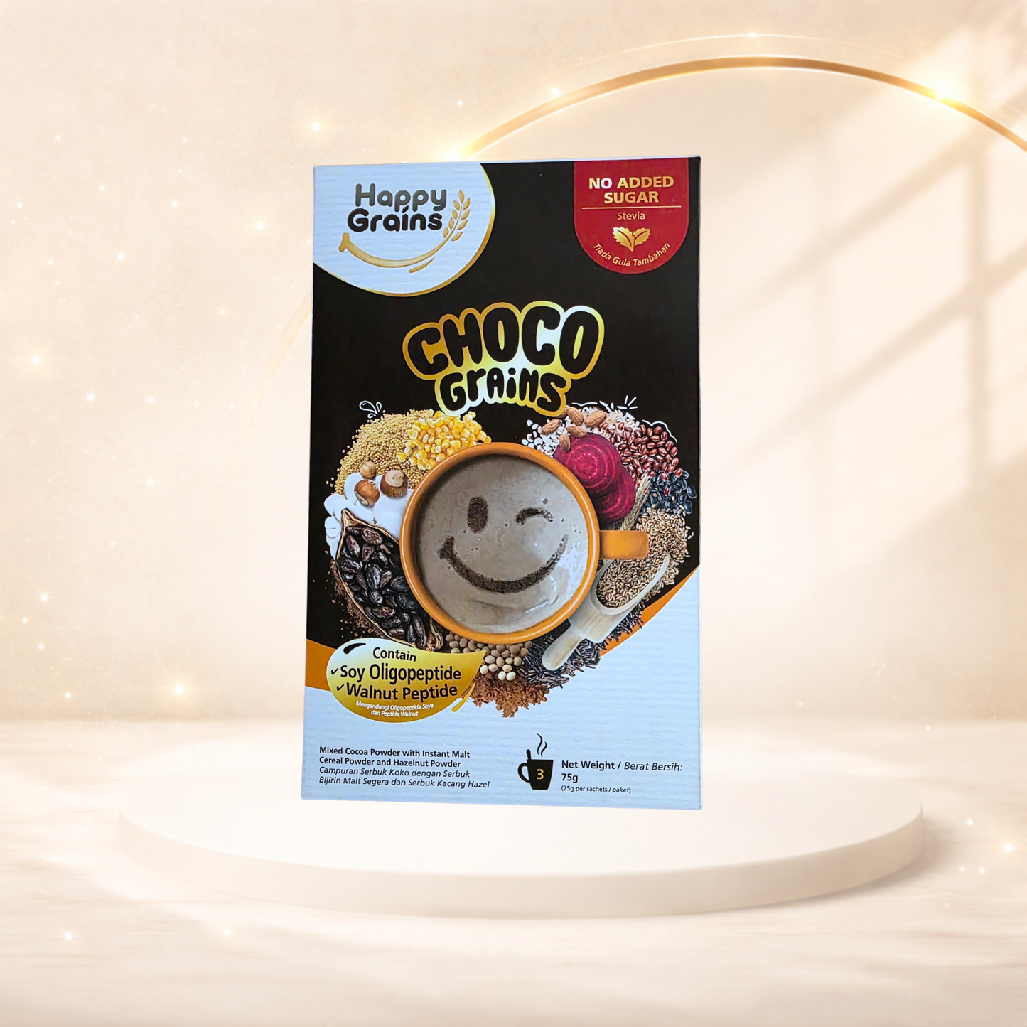 Happy Grains Choco 3 Sachets