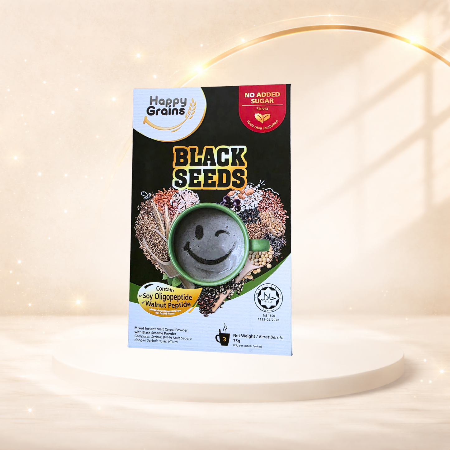 Happy Grains Black Seeds 3 Sachets