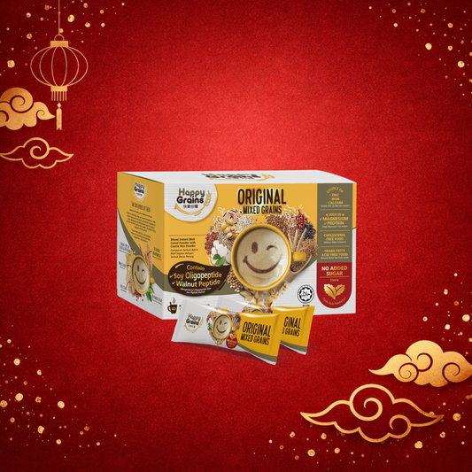 Happy Grains Original – 40-Sachet Box (FREE 2 Sachets + Red Packets)