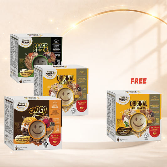 Buy 3 Free 1 Happy Grains Bundle