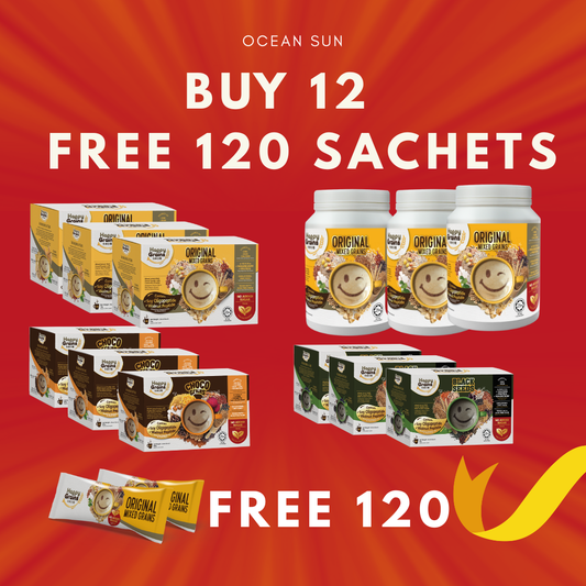 Happy Grains – Buy 12 🎁 Free 120 Sachets